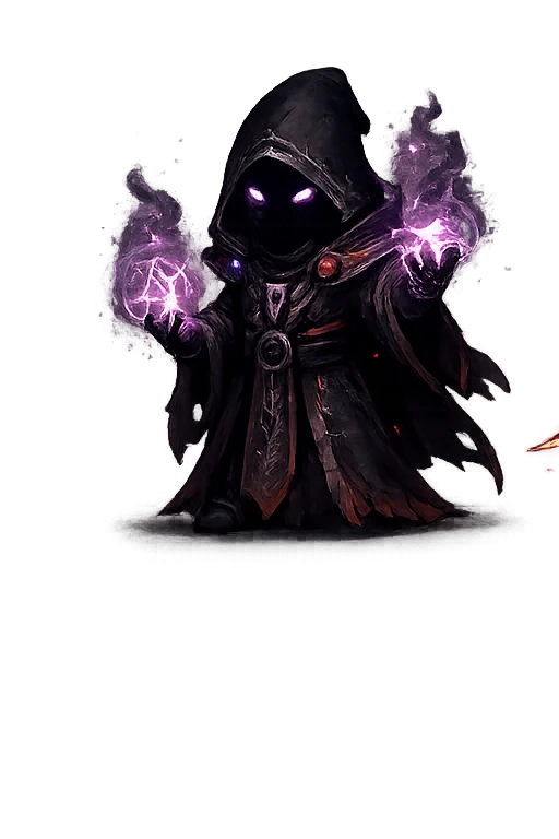 Titan Realms Mystic character illustration